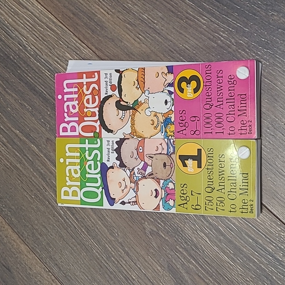 💕 Brain Quest Grades 1/3 Kids Educational Game Questions Answers Challenge